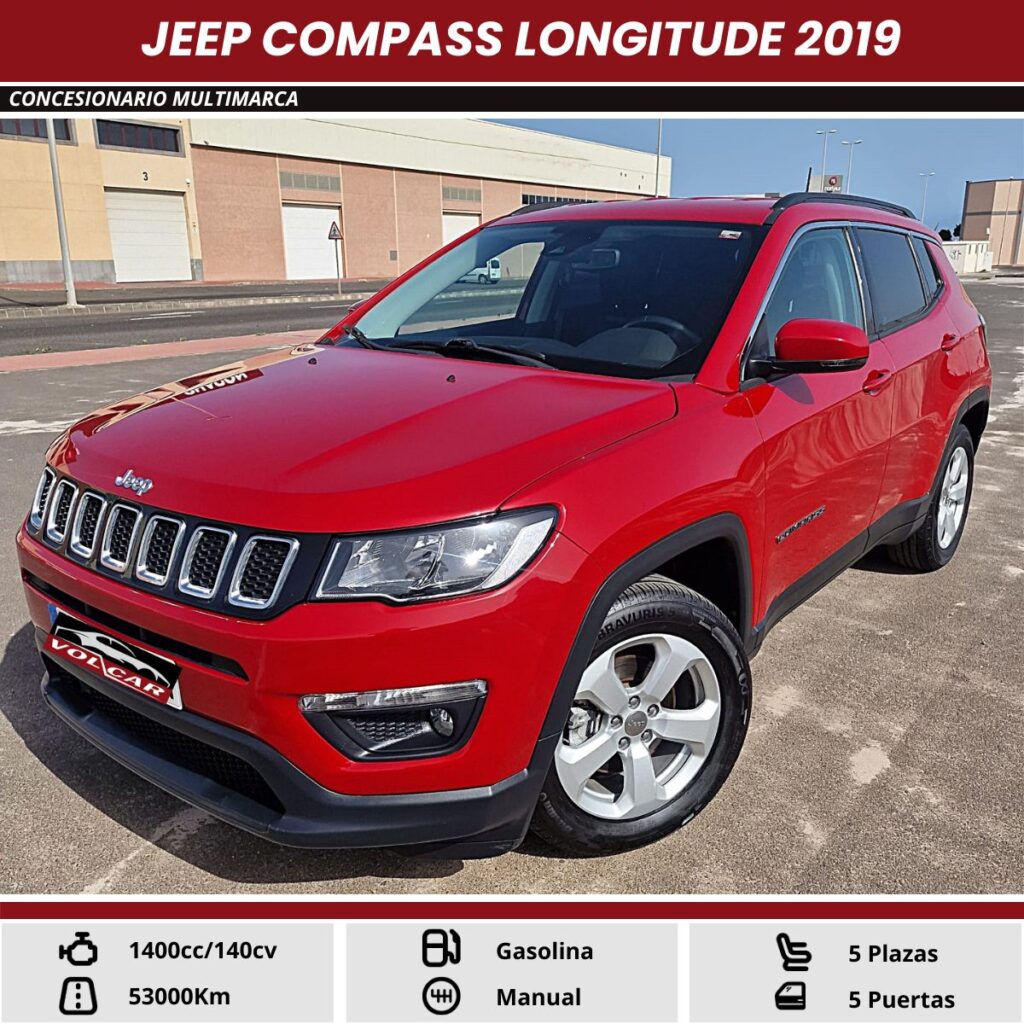 JEEP COMPASS LONGITUDE 2019
